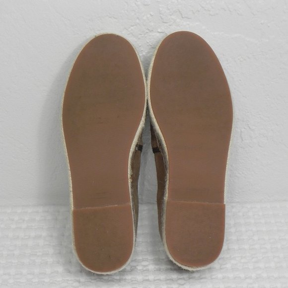 Blondo Basha Waterproof Espadrille Flat Brown Suede Women's Size 5 1/2M - Picture 7 of 9